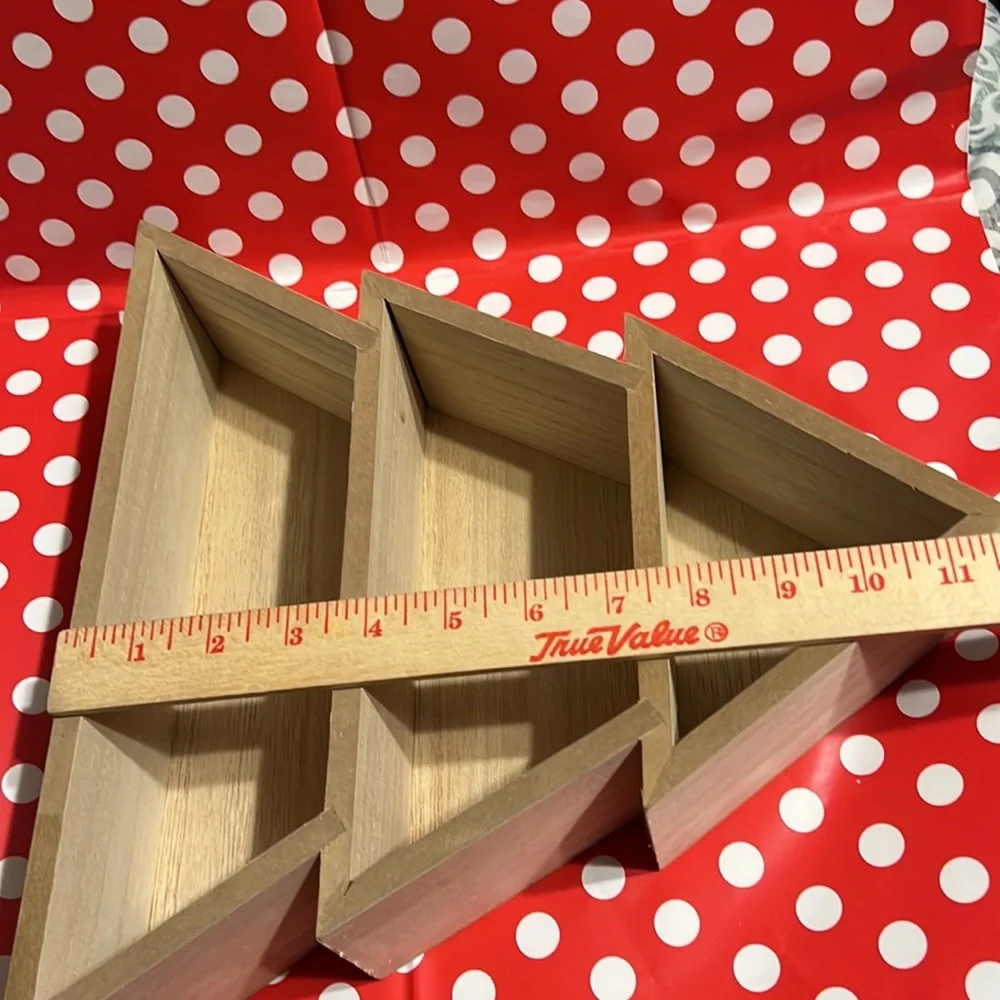 Target Bullseye's Playground Christmas New Wooden Display Decor Wall Shelf 12”